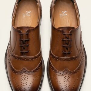 Venas Heritage Leather Wingtip Oxford