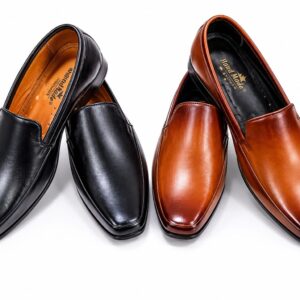Venas Monarch Leather Loafers